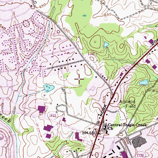 Topographic Map of Southbourne, NC