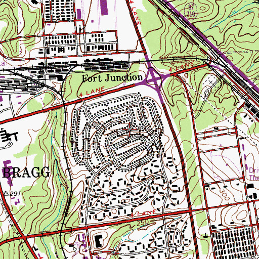 Topographic Map of Corregidor, NC