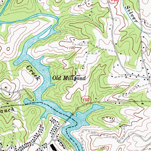 Topographic Map of Granville Terrace, NC