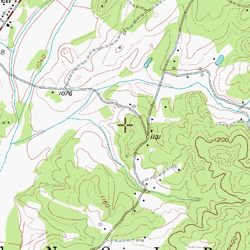 Topographic Map of Sycamore Acres, NC
