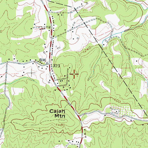 Topographic Map of Fairway Acres, NC