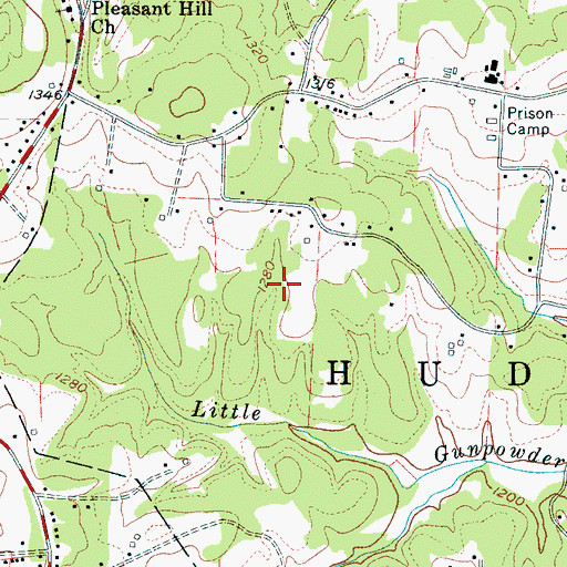 Topographic Map of Forest Hills, NC