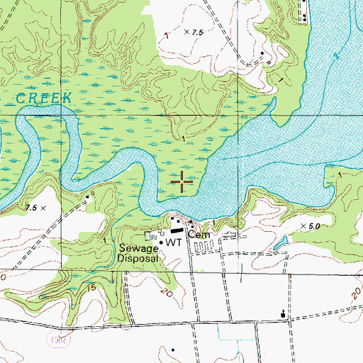 Topographic Map of Ball Grey Landing, NC