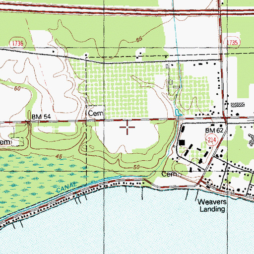 Topographic Map of Boys Home Junior High School, NC