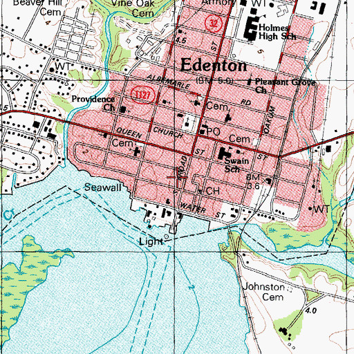 Topographic Map of Allison House, NC