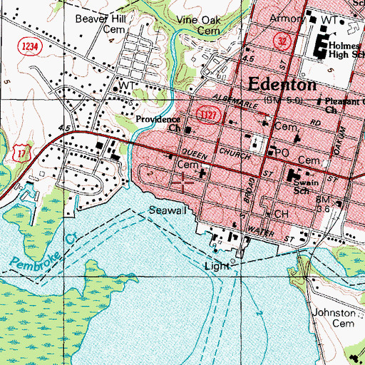 Topographic Map of Littlejohn House, NC