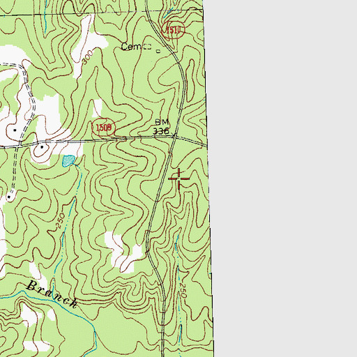 Topographic Map of Mountain View (historical), NC