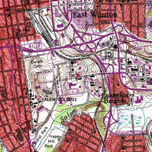 Topographic Map of Shultz Shoemaker Shop, NC