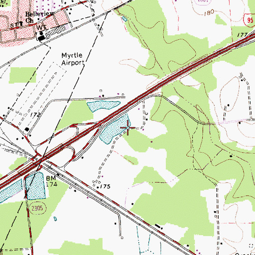 Topographic Map of Southland Estate Winery, NC