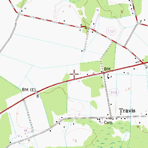 Topographic Map of Azalia Memorial Gardens Cemetery, NC