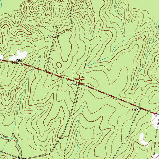 Topographic Map of Bakers School (historical), NC