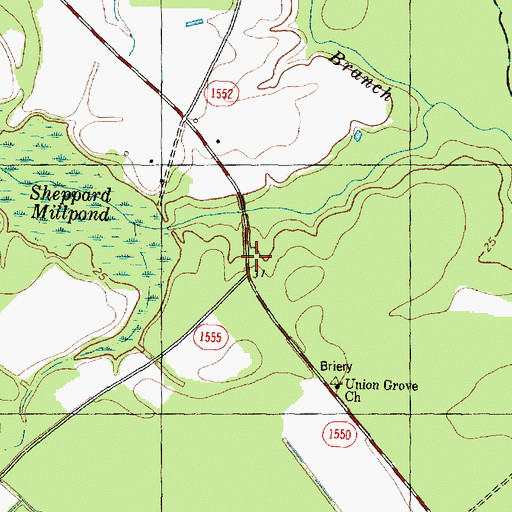 Topographic Map of Stokes Elementary School, NC