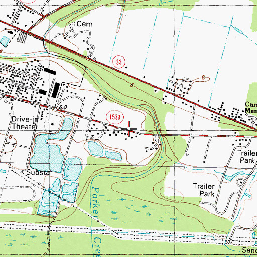 Topographic Map of River Park North, NC