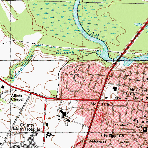 Topographic Map of Moyewood, NC