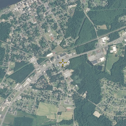 Aerial/Satellite Image of Plymouth Shopping Center, NC