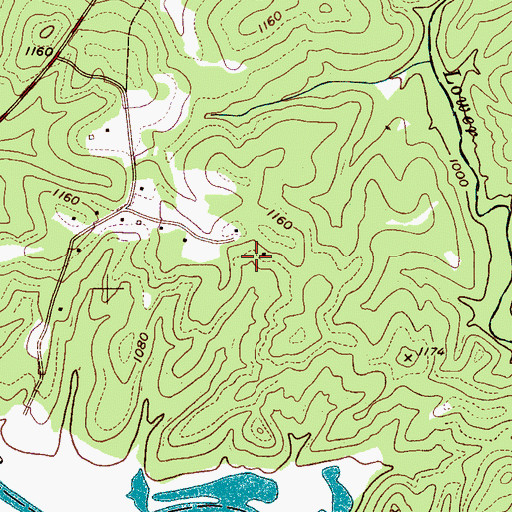 Topographic Map of Shadow Line Park, NC