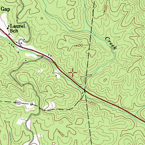 Topographic Map of Laurel Seventh Day Adventist Church, NC