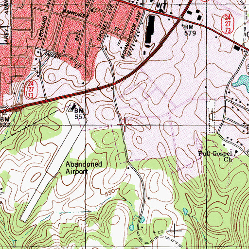 Topographic Map of Metal Forge Company, NC