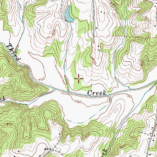 Topographic Map of Third Creek Sewage Treatment Plant, NC