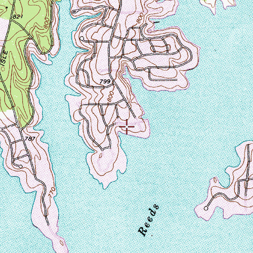 Topographic Map of Stutts Bait and Tackle, NC