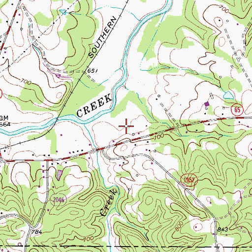 Topographic Map of Germantown Park, NC