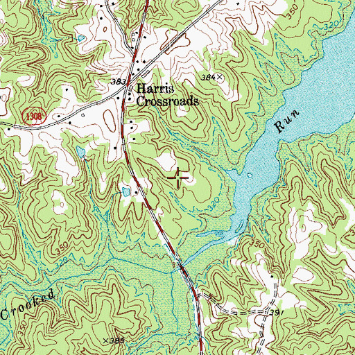 Topographic Map of Williamsboro Wayside, NC