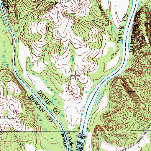 Topographic Map of Clinton, NC