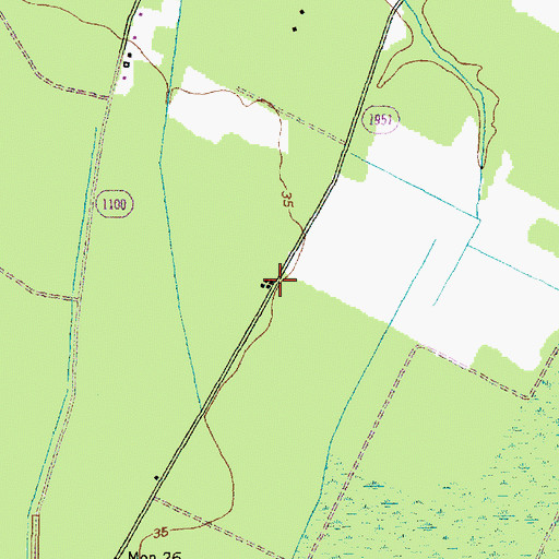 Topographic Map of Egypt, NC