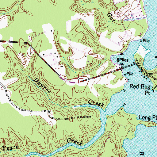 Topographic Map of Saint Union Church, NC