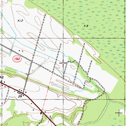 Topographic Map of Avon Landing (historical), NC