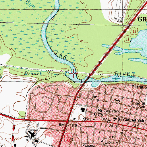 Topographic Map of Grand Turn (historical), NC