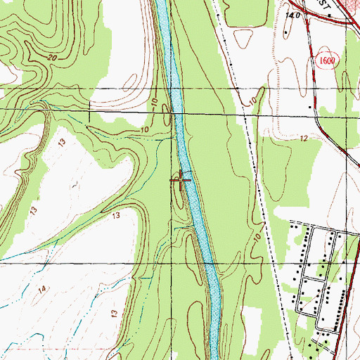 Topographic Map of Stantons Mill (historical), NC