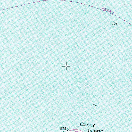 Topographic Map of Ayers Rock, NC
