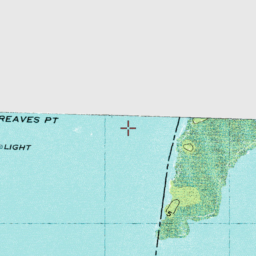 Topographic Map of Lower Midnight Channel Range, NC