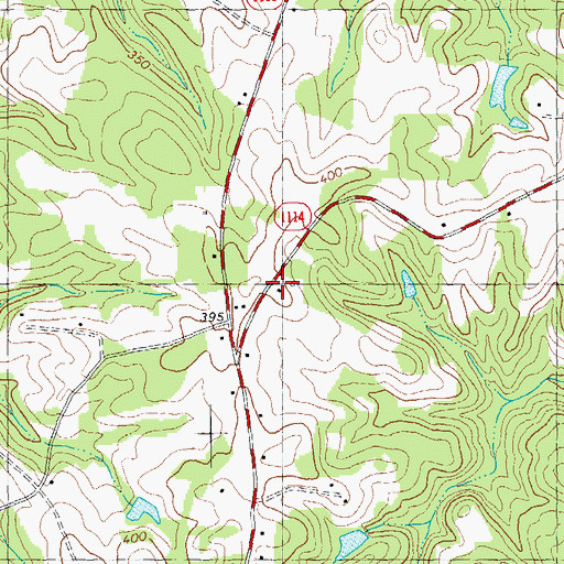 Topographic Map of Liberty School (historical), NC