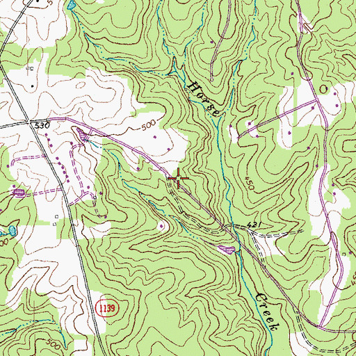 Topographic Map of Maple Springs School (historical), NC