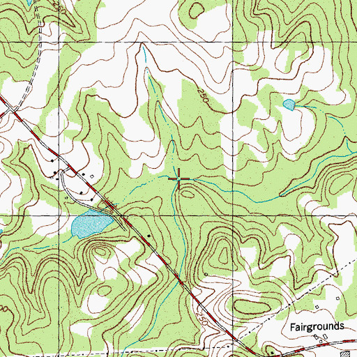 Topographic Map of Neal Gut, NC