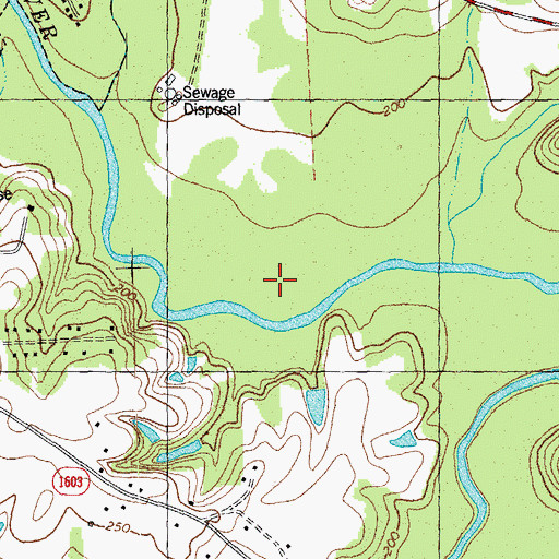 Topographic Map of Franklin County, NC