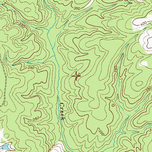 Topographic Map of Warren County, NC