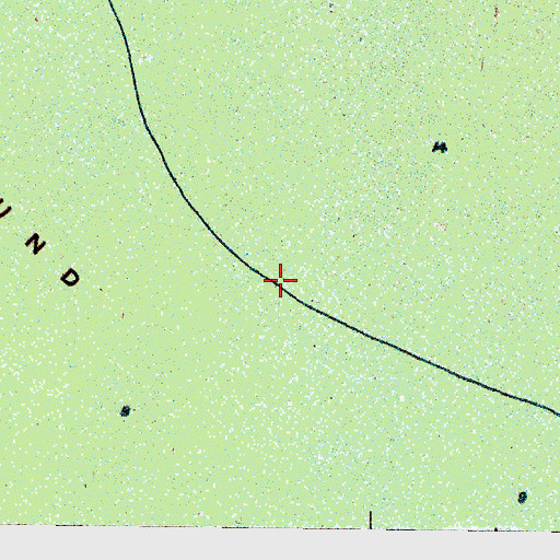 Topographic Map of Inner Middle, NC