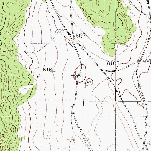 Topographic Map of Red Mesa Reservoir, AZ