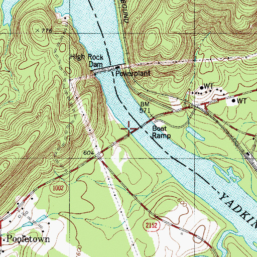Topographic Map of Bringle Ferry, NC
