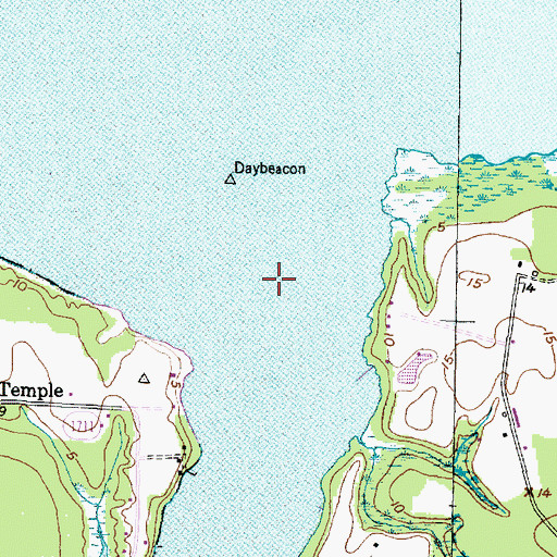 Topographic Map of Clubfoot Creek, NC
