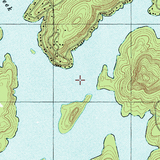 Topographic Map of Glady Fork, NC