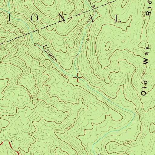 Topographic Map of Griffith Branch, NC