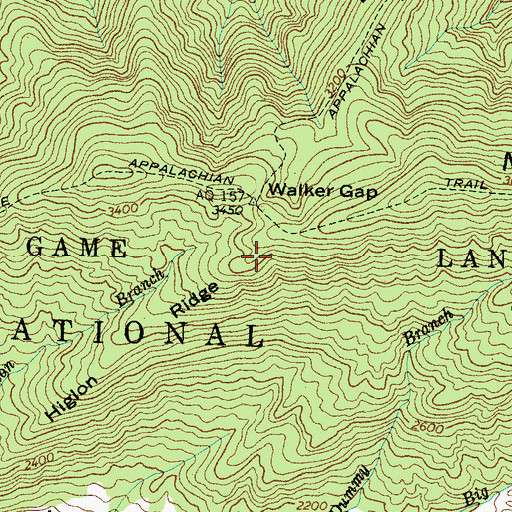 Topographic Map of Higlon Ridge, NC