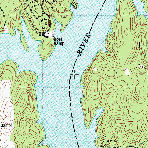 Topographic Map of Jacobs Creek, NC