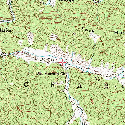 Topographic Map of Jones Creek, NC