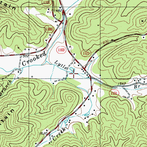 Topographic Map of Lytle Branch, NC