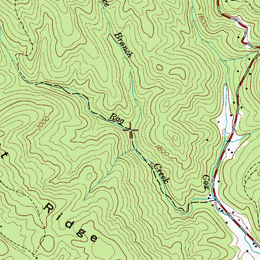 Topographic Map of Mace Branch, NC